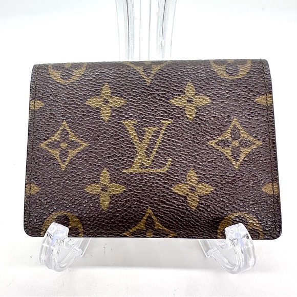 Authentic Louis Vuitton Porte 2 Cartes Vertical Bifold ID / Card Holder EUC - Picture 6 of 13